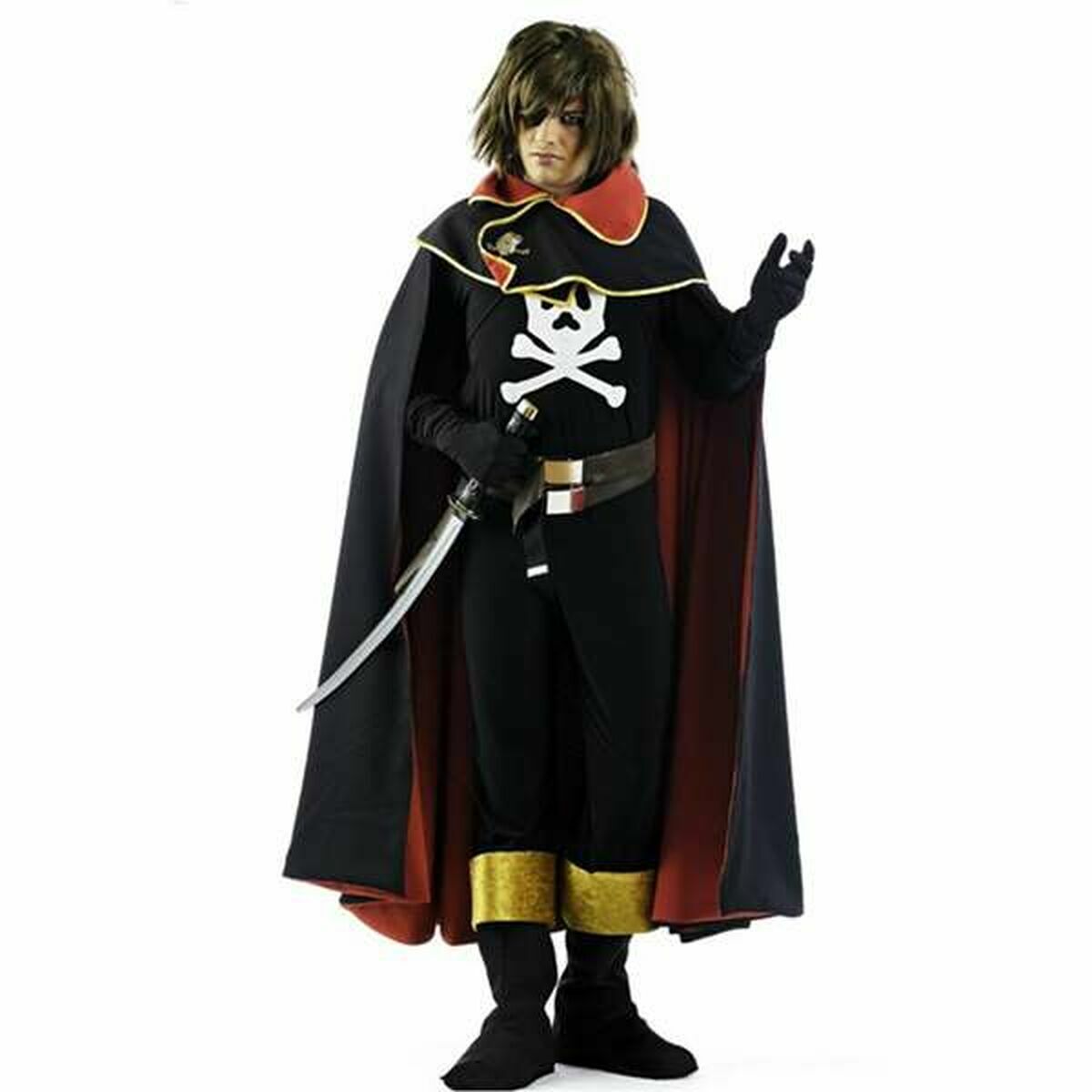 Maskeraddräkt vuxna Limit Costumes Pirate De L'Espace Pirat 5 Delar Svart - 2
