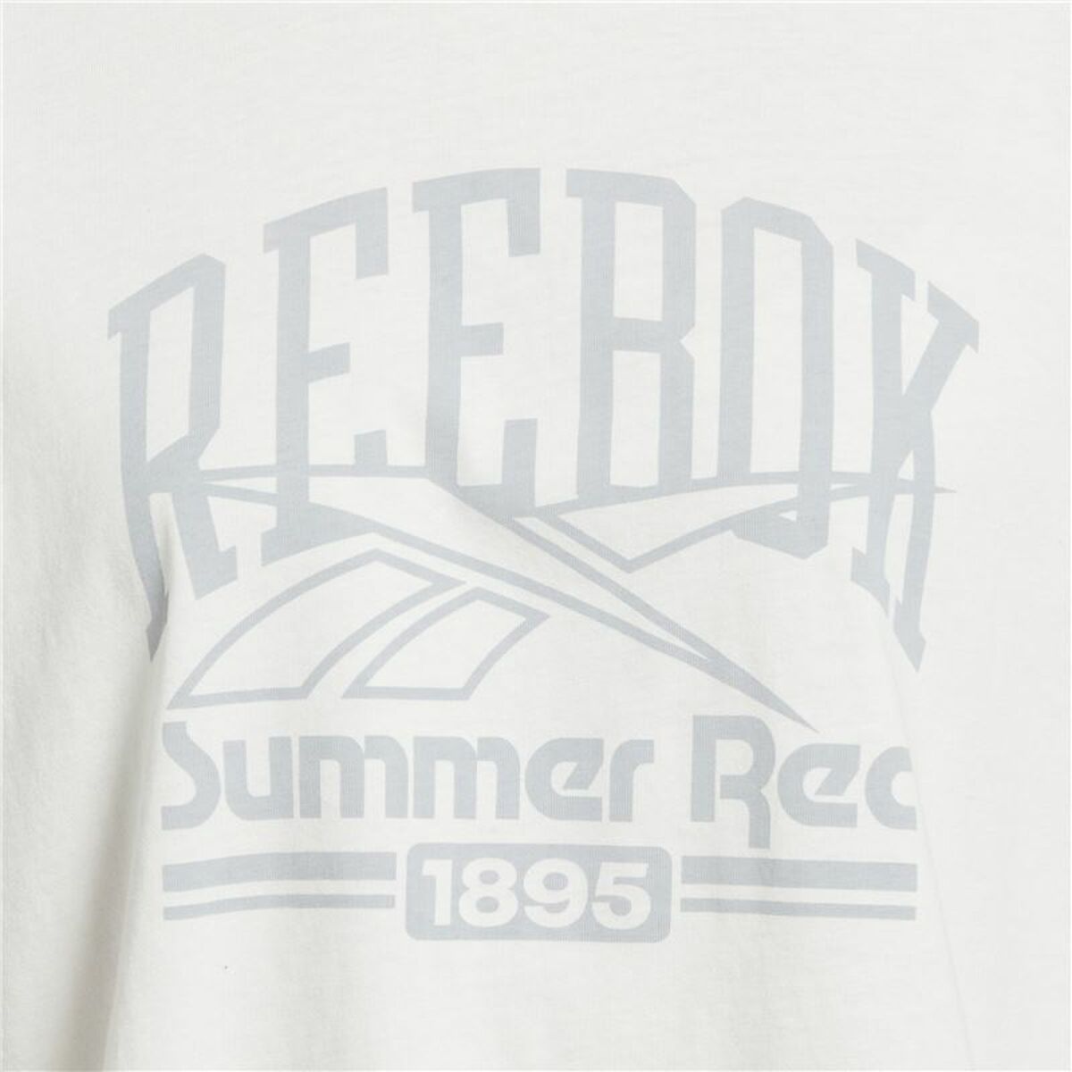 T-shirt med kortärm Dam Reebok Graphic Logo Vit - 5