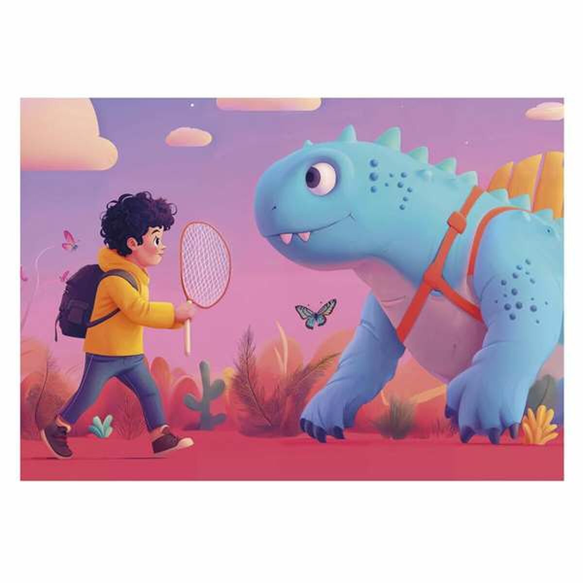Set 4 pussel Educa Friendly Dinosaurs - 3