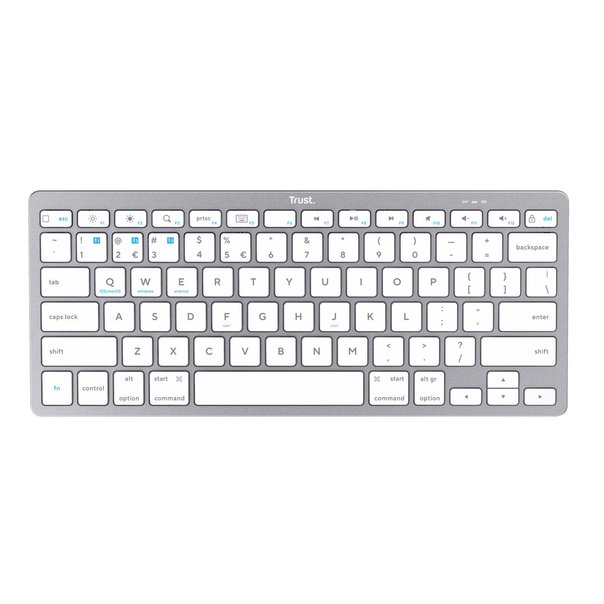 Trådlöst Tangentbord Trust 24653 Qwertz Tyska