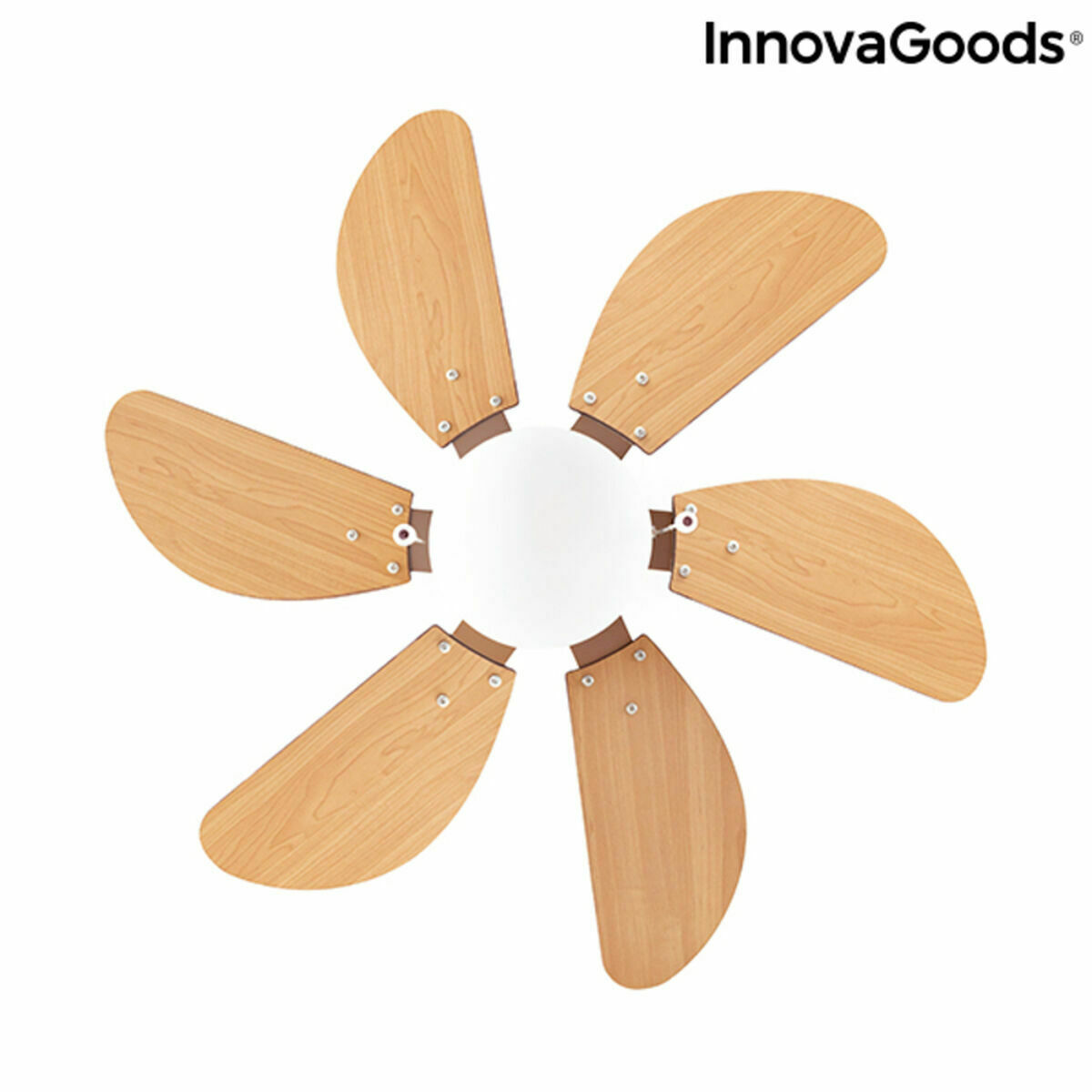 Takfläkt med belysning InnovaGoods Ø 75 cm 55W (Renoverade B) - 7