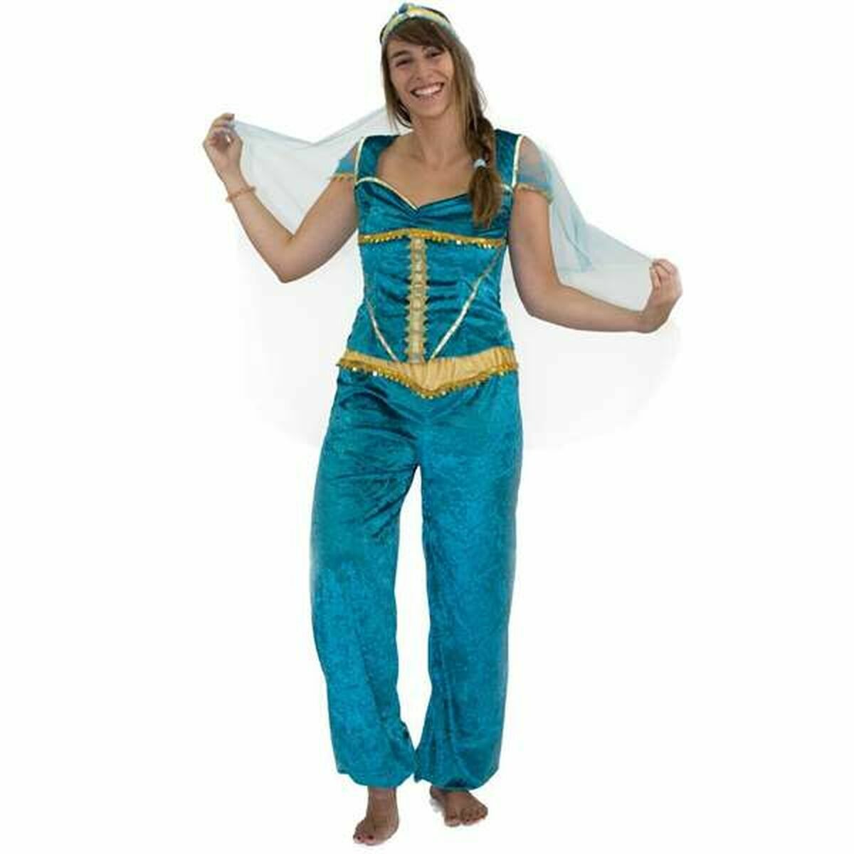 Maskeraddräkt vuxna Limit Costumes Jasmin Blå