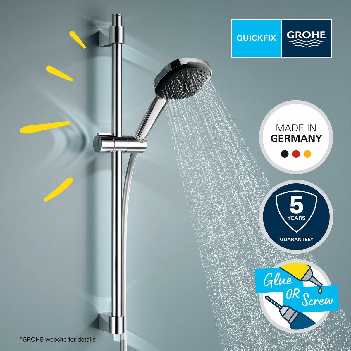 Duschpelare Grohe Vitalio Comfort 110 26398001 Metall - 2