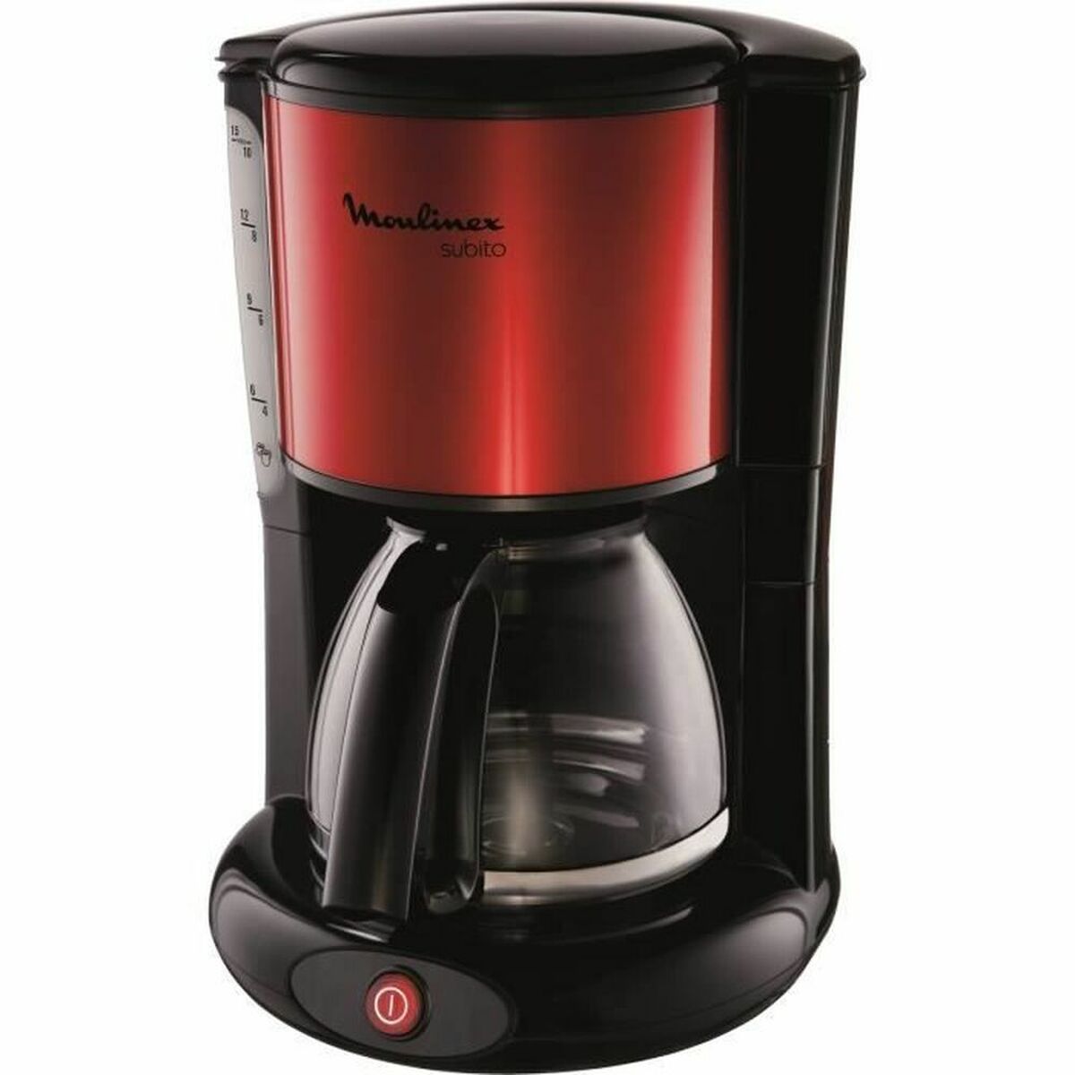 Kaffebryggare Moulinex FG360D11 Röd Svart/Röd Röd/Svart 1000 W 1,25 L