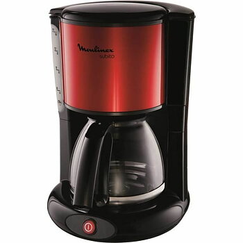 Kaffebryggare Moulinex FG360D11 Röd Svart/Röd Röd/Svart 1000 W 1,25 L