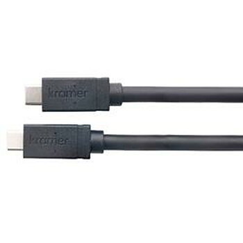 USB-C-kabel Kramer Electronics 96-021910515 Svart 6 m