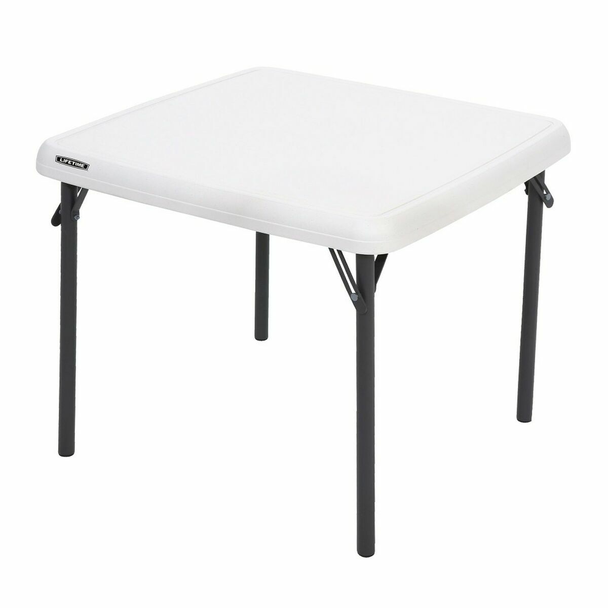 Barnbord Lifetime Hopfällbar Vit Stål Plast 61 x 61 x 53,5 cm
