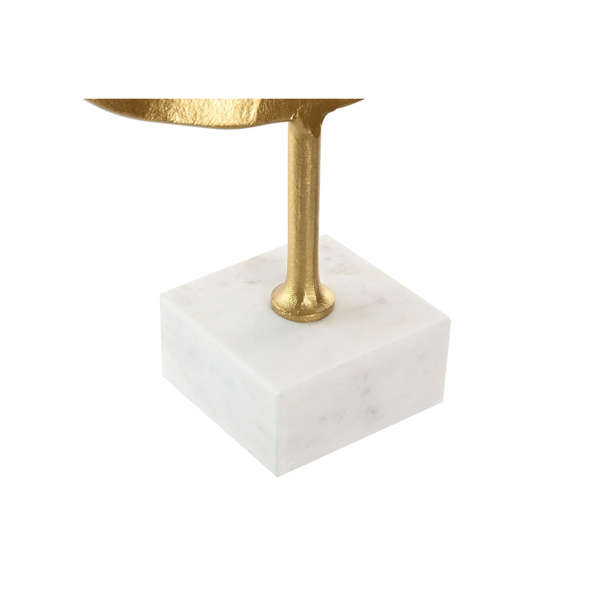 Prydnadsfigur Home ESPRIT Vit Gyllene Abstrakt 38 x 10 x 55 cm - 3