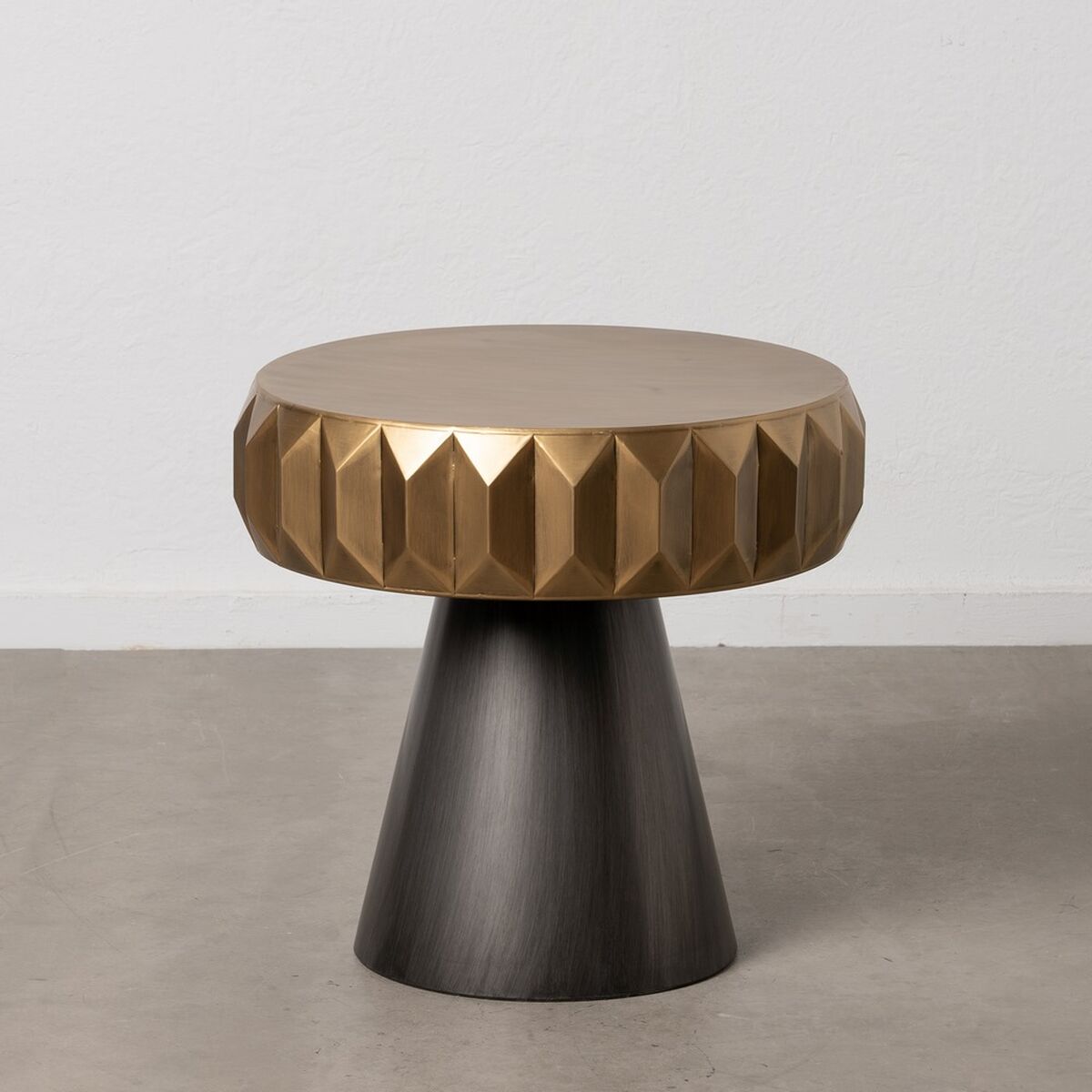 Sidobord Svart Gyllene Järn 63 x 63 x 62 cm - 2