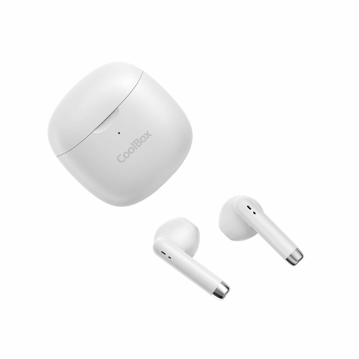 Ear Bluetooth hörlurar CoolBox COO-AUB-TWS01 Vit - 4
