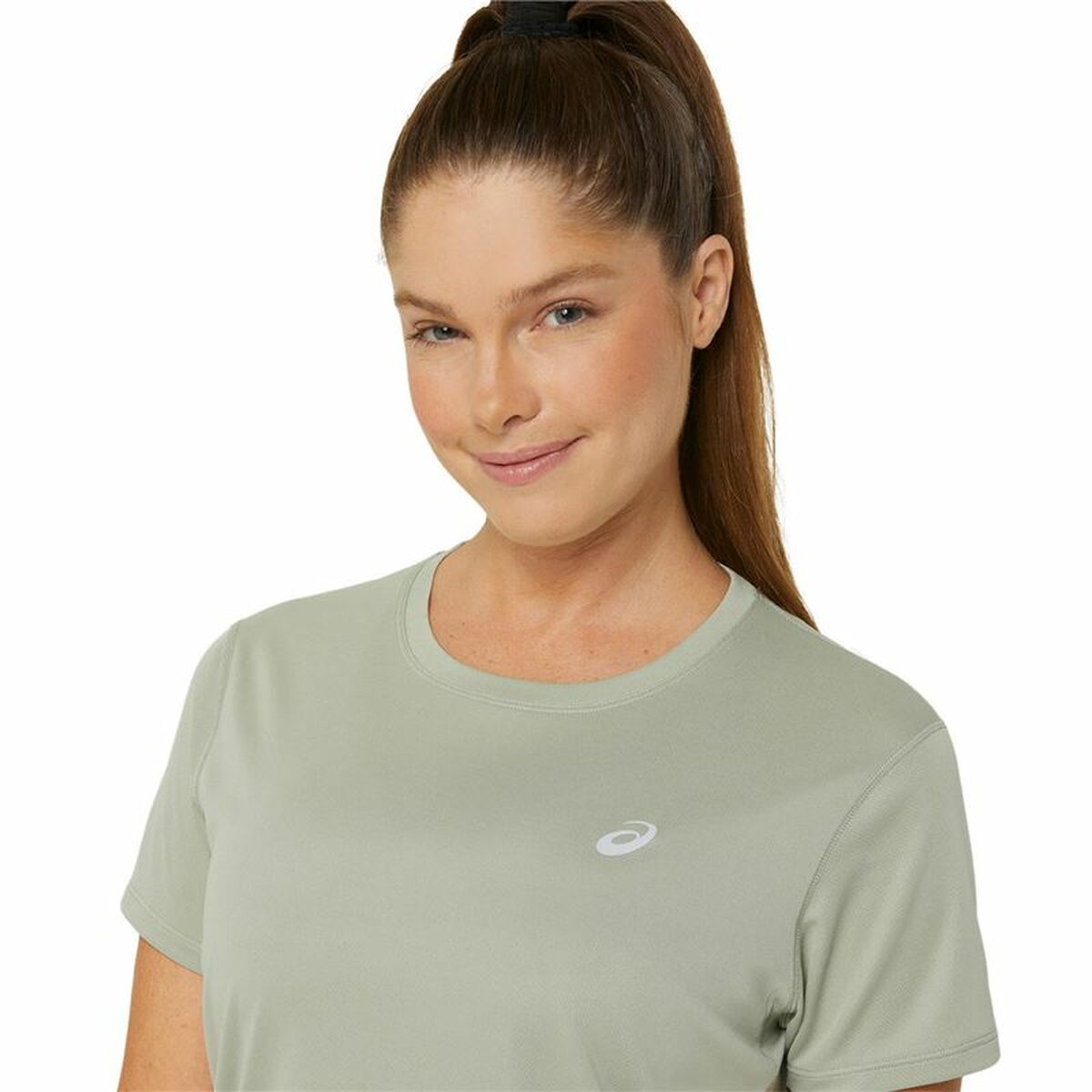 T-shirt med kortärm Dam Asics Core Oliv - 4