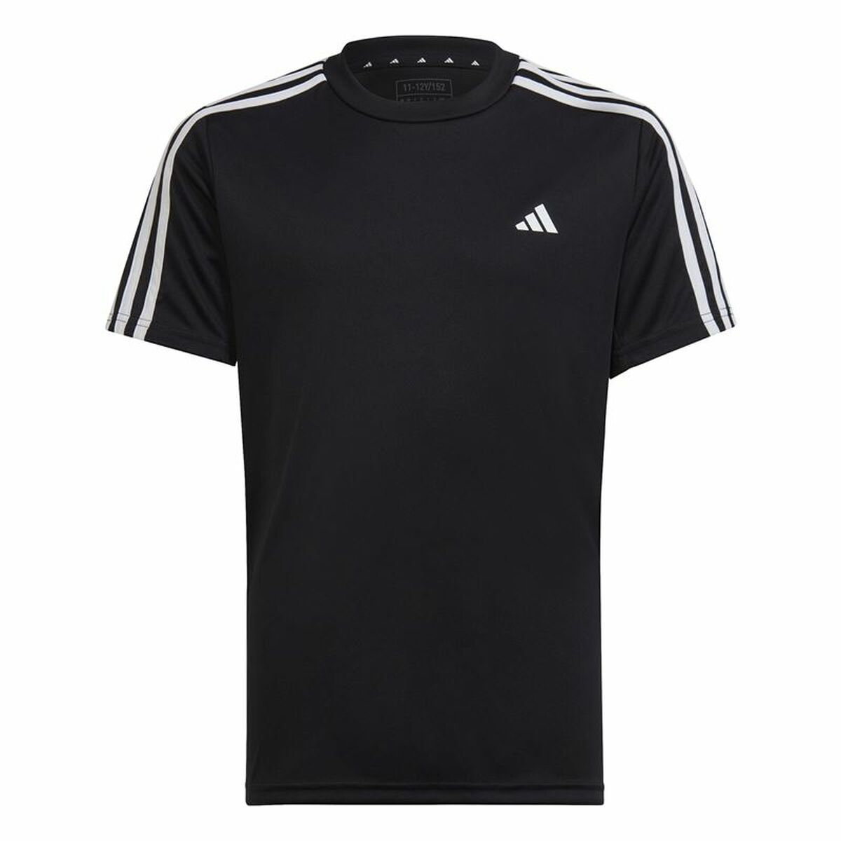 T-shirt med kortärm Barn Adidas Essentials 3S Svart
