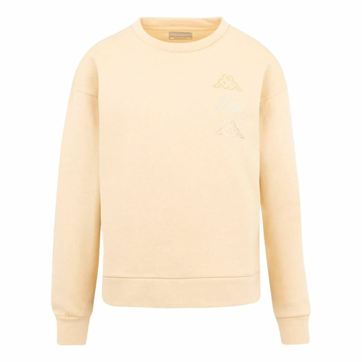 Tröja utan huva Unisex Kappa Kifoli Beige - 5