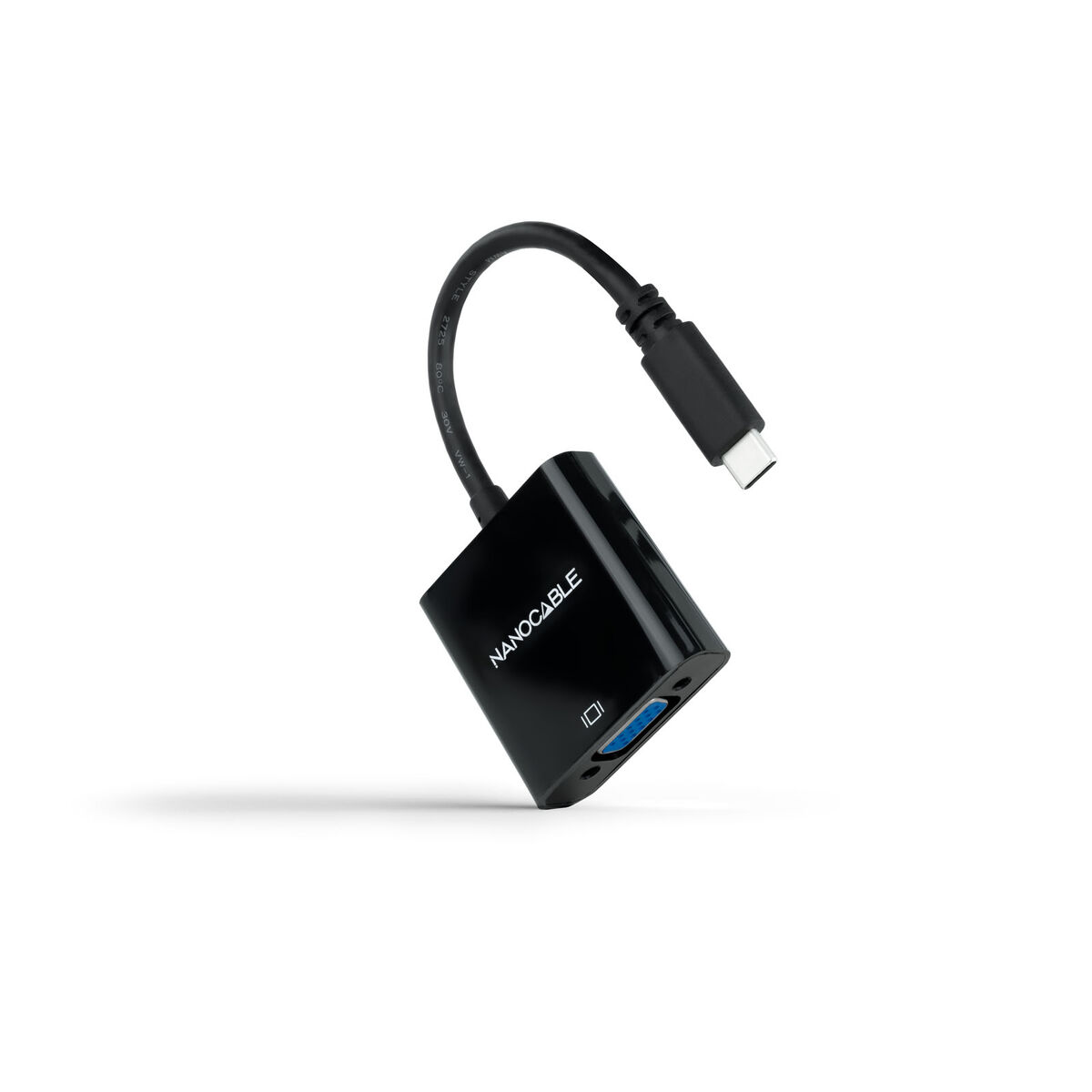 USB till VGA Adapter NANOCABLE 10.16.4101-BK 0,1 m