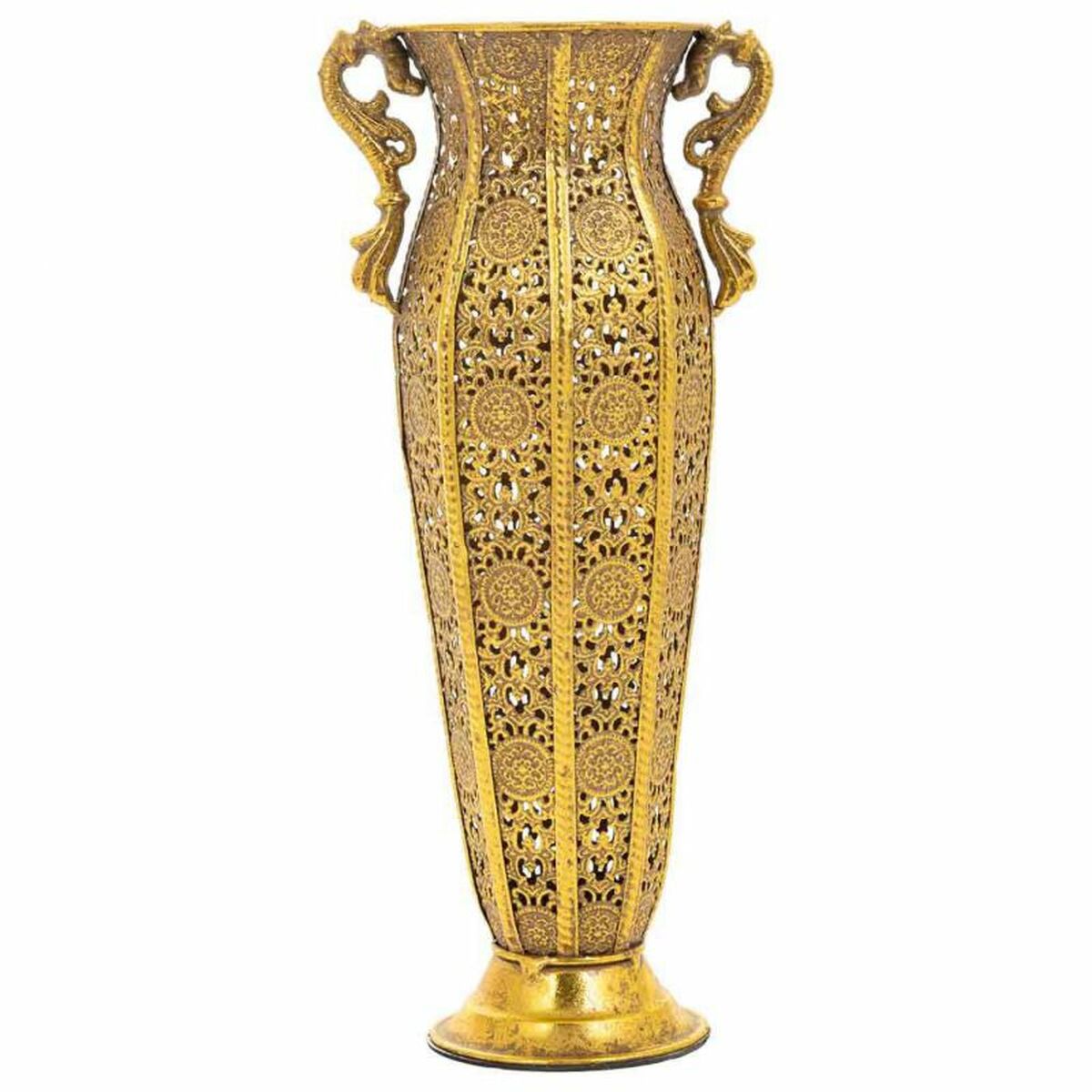 Vas Alexandra House Living Guld Järn 12 x 38 x 16 cm - 2