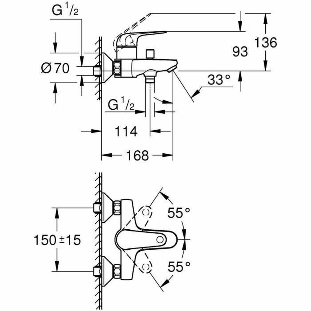 Blandare Grohe Metall - 3