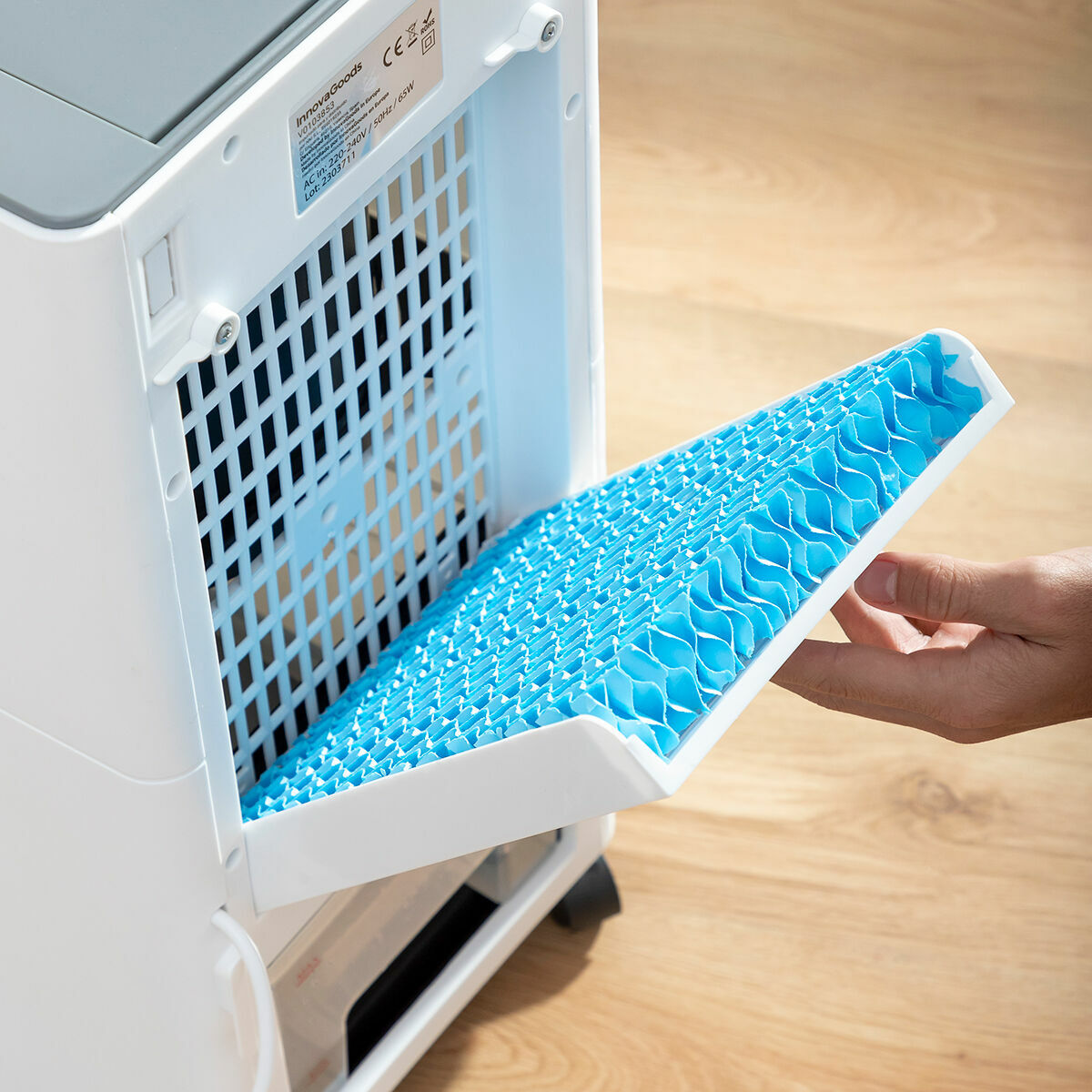 Bärbar multifunktionell evaporativ luftkonditionering Airvecove InnovaGoods 65 W 5 L Vit (Renoverade B) - 7