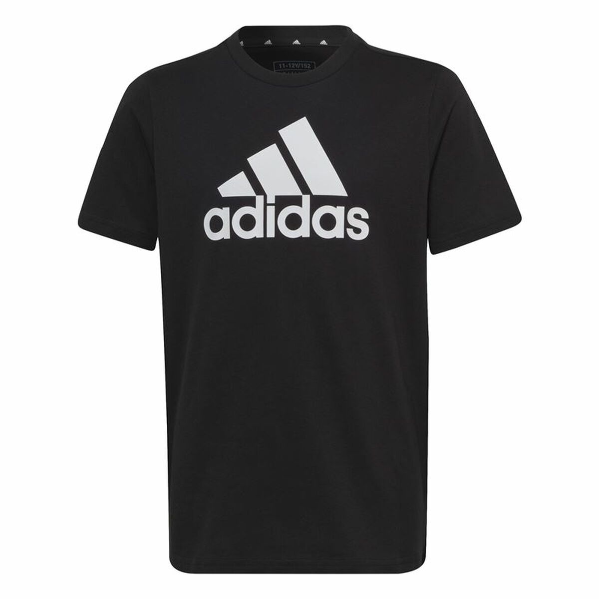 Barn T-shirt med kortärm Adidas Big Logo Svart