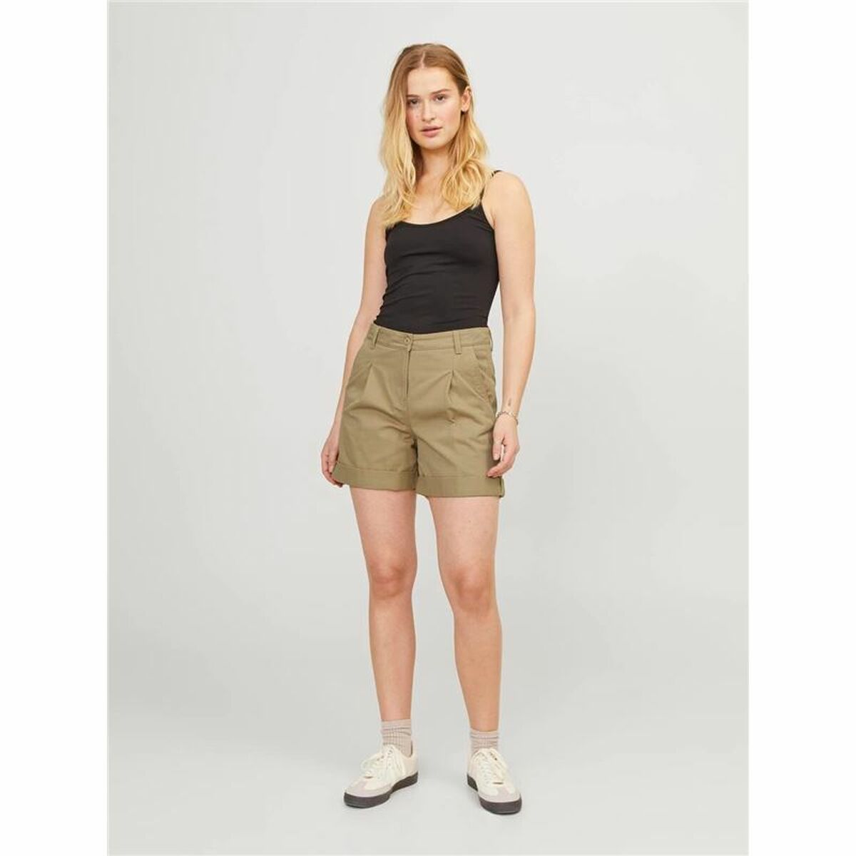 Kort byxa Jack & Jones Jxmaddy Rlx Beige - 3