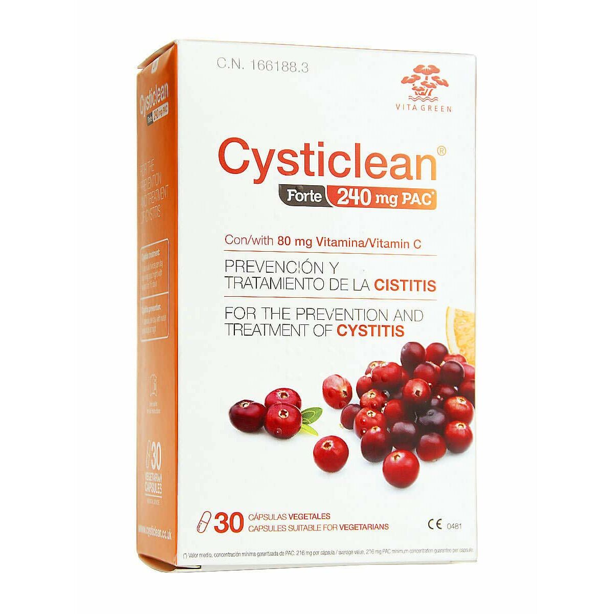 Kosttillskott CYSTICLEAN Forte 30 antal