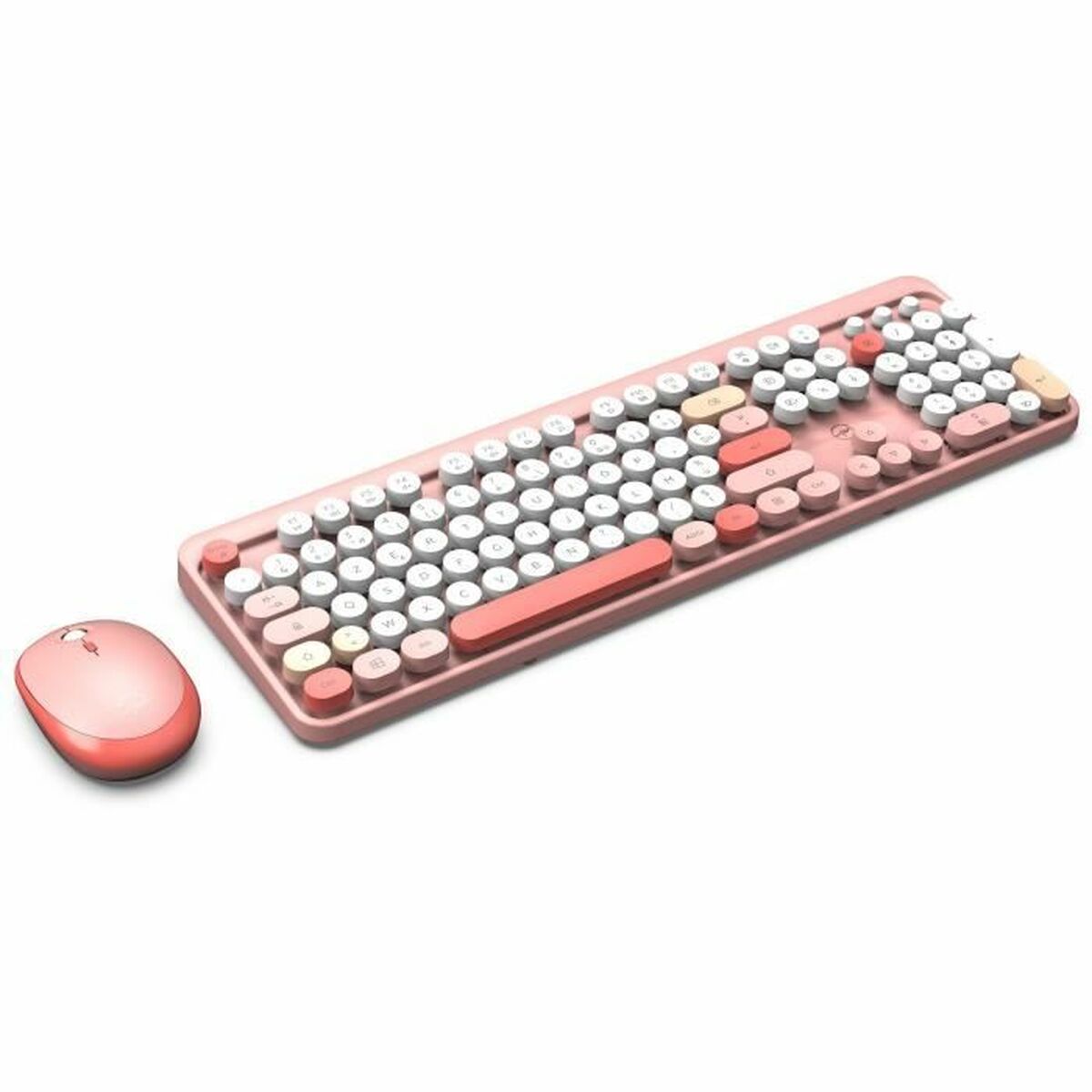 Tangentbord och Mus Mobility Lab Pure Color Rose Azerty Franska - 2