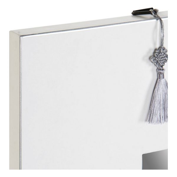Väggspegel DKD Home Decor Vit Silvrig Orientalisk 70 x 2 x 90 cm - 2