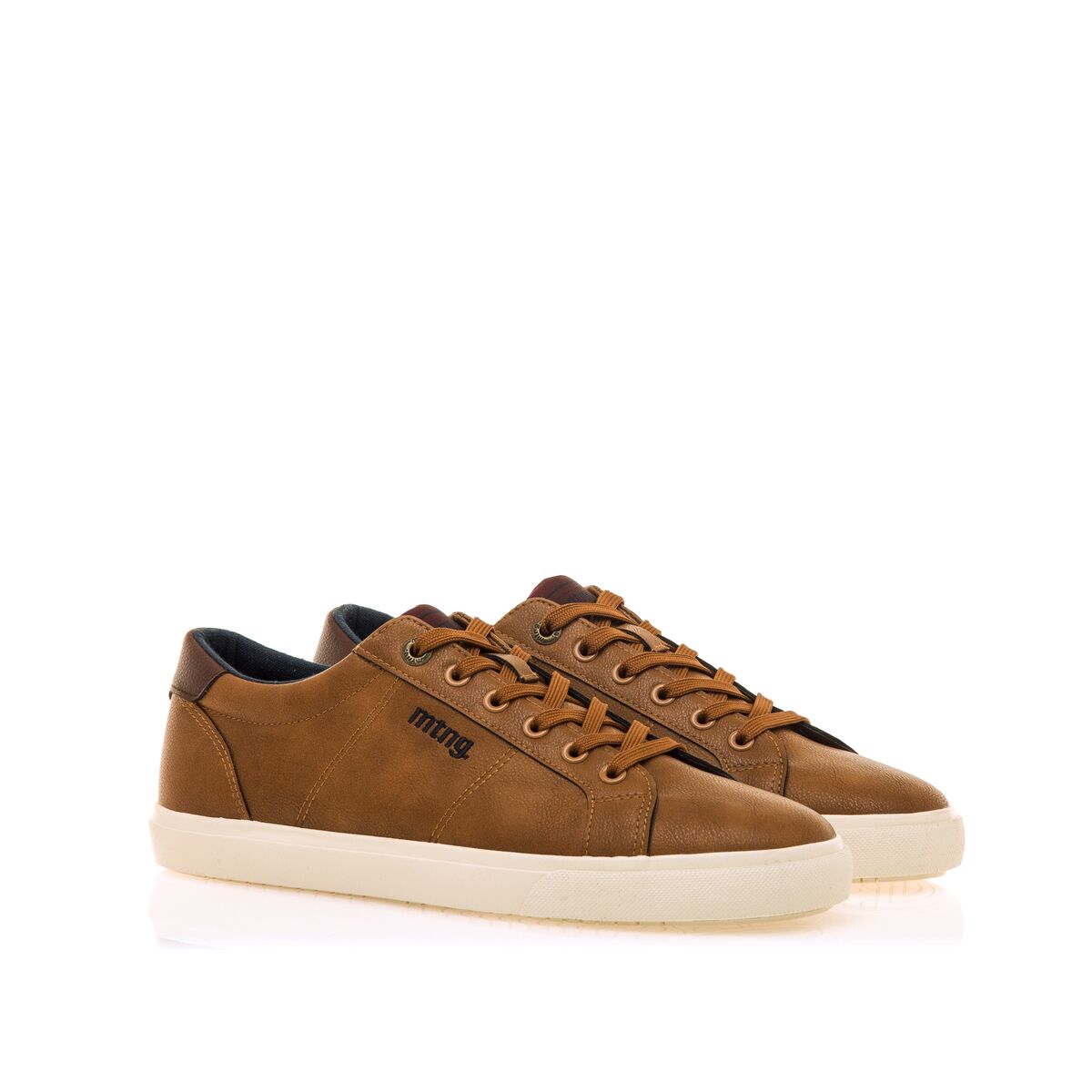 Sportskor Casual Herr Mustang Kanon Tan Cobe Burgundy 84732 C56259 Brun - 2