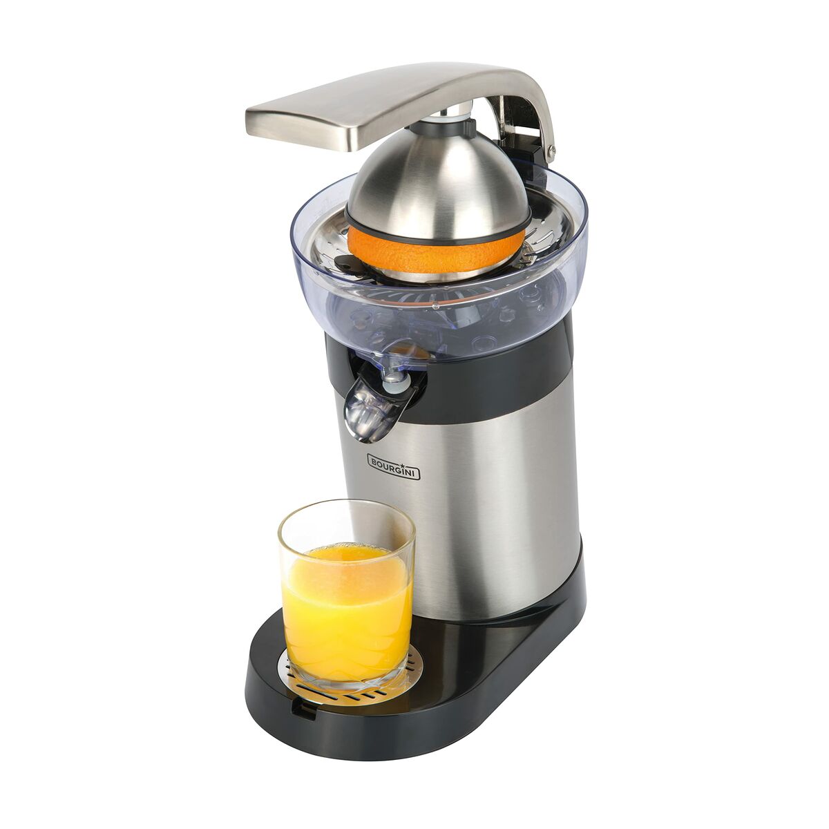 Elektrisk Juicepress Bourgini 206000 Svart 130 W - 2