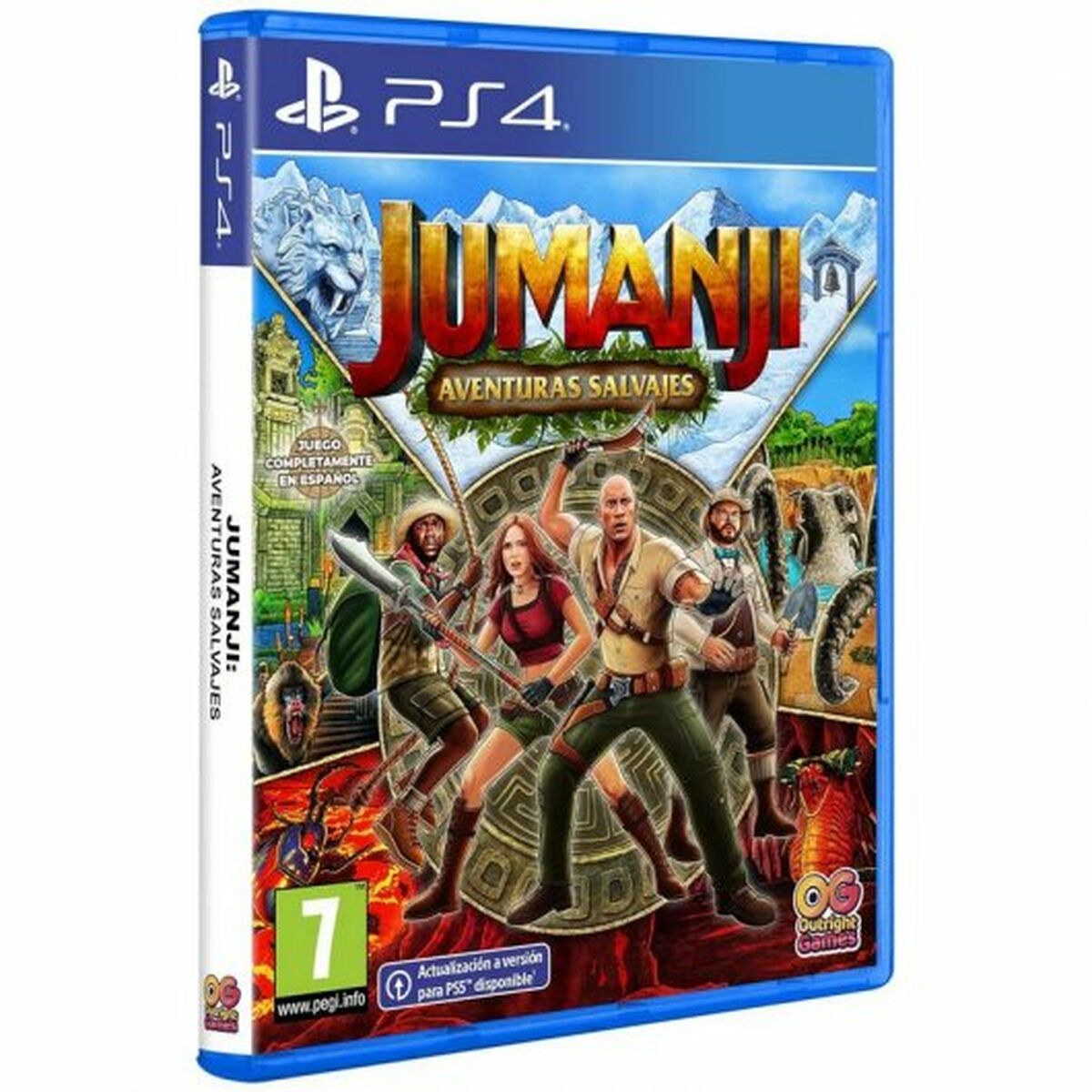 PlayStation 4 Videospel Outright Games Jumanji: Aventuras Salvajes