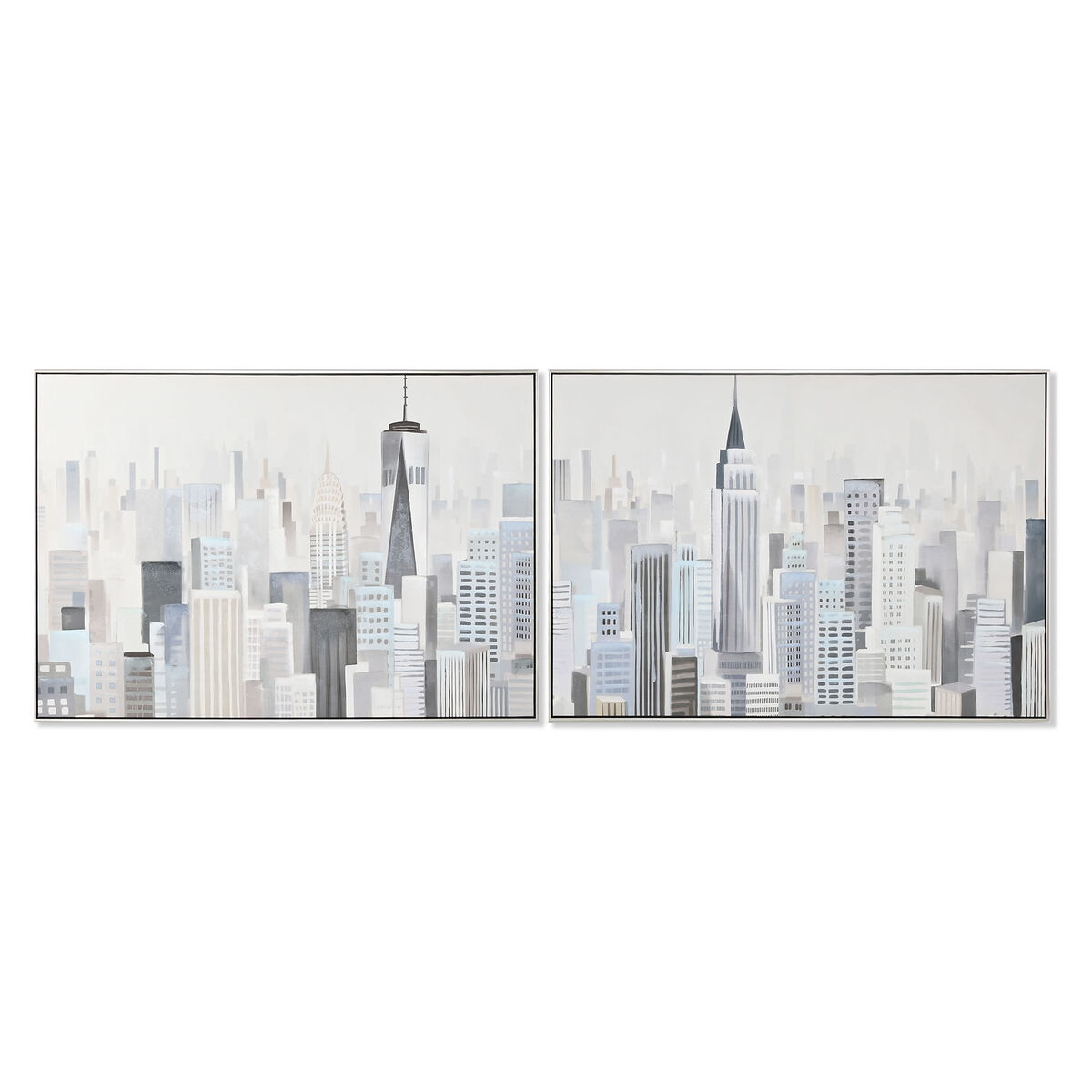 Kanvas Home ESPRIT polystyren Kanvas 122,3 x 4,5 x 82,3 cm