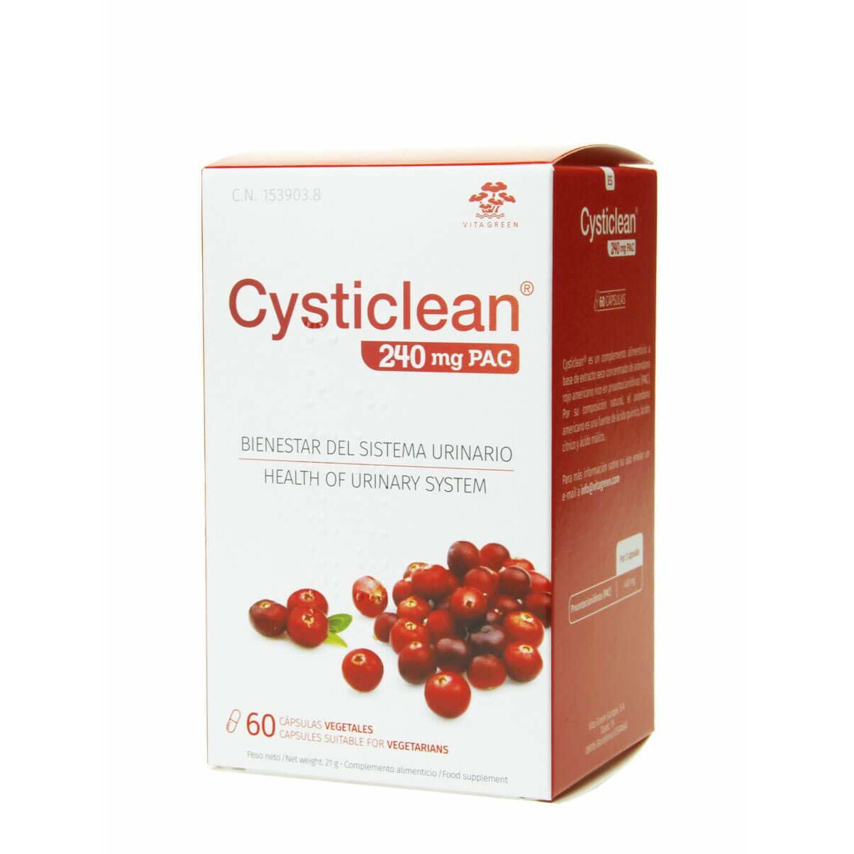Kosttillskott CYSTICLEAN Classic 60 antal