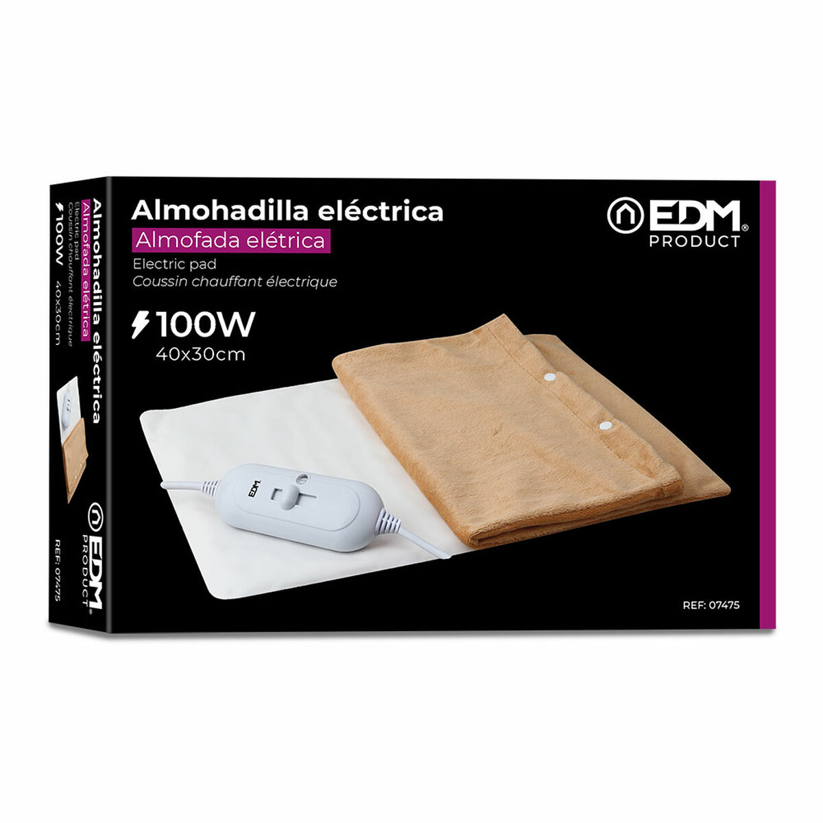 Multifunktionell Elektrisk Dyna EDM 07475 07475 Brun 100 W - 3