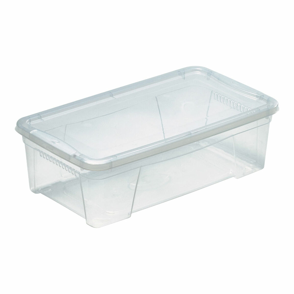 Förvaringslåda med lock Mondex Space Box 24448 Transparent 42 x 24 x 14 cm - 3