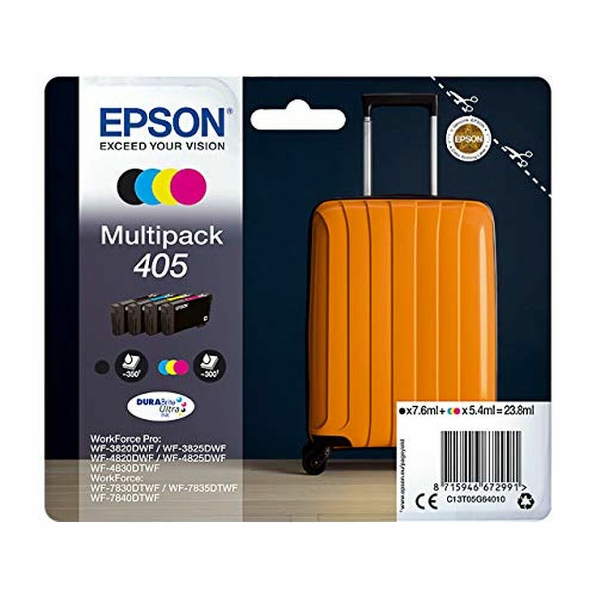 Bläckpatron Återvunnen Epson C13T05G64010 Multicolour - 2