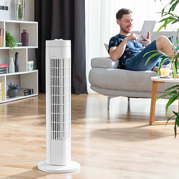 Tornfläkt Fankol InnovaGoods Vit 50 W (Renoverade B)