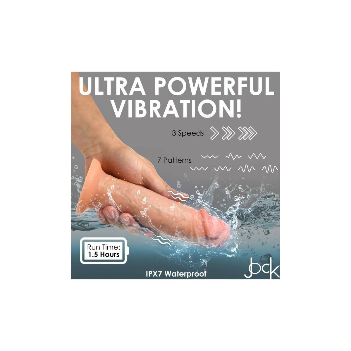 Realistisk dildo XR Silikon Naturell 20,3 cm - 5