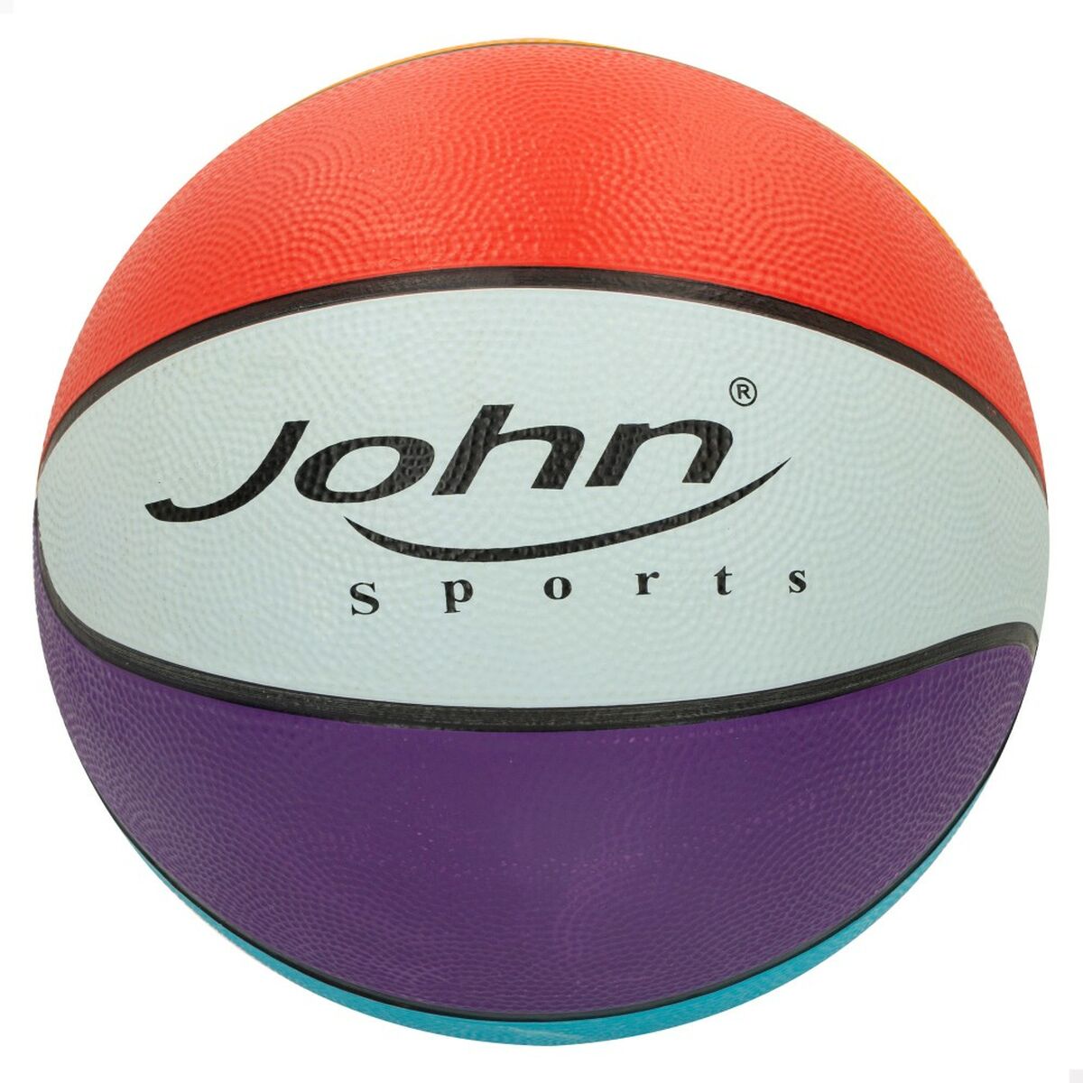 Basketboll John Sports Rainbow 7 Ø 24 cm 12 antal - 2