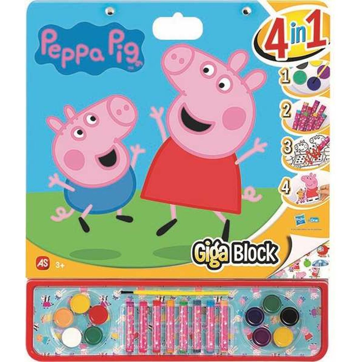 Målarbilder Peppa Pig Klistermärken 4-i-1 - 3
