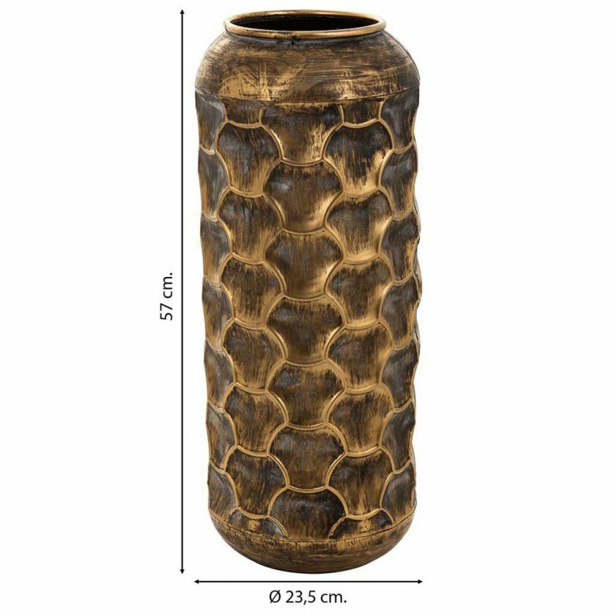 Vas Alexandra House Living Guld Järn 23 x 57 x 23 cm - 3