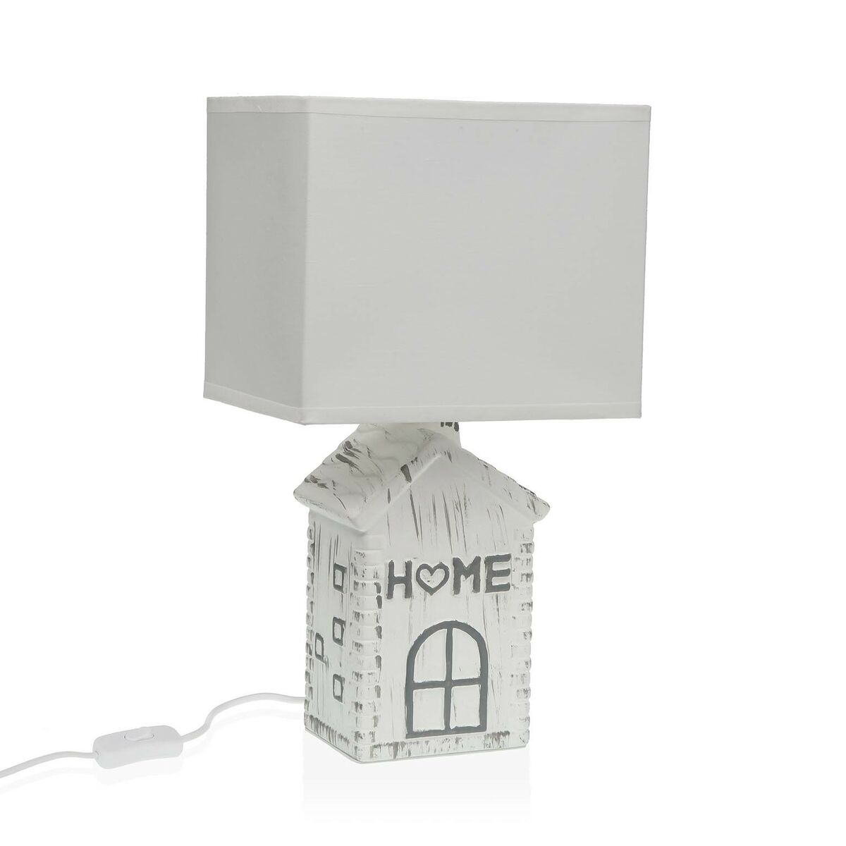 Bordslampa Versa Vit Keramik 40 W 64,1 x 36,5 cm