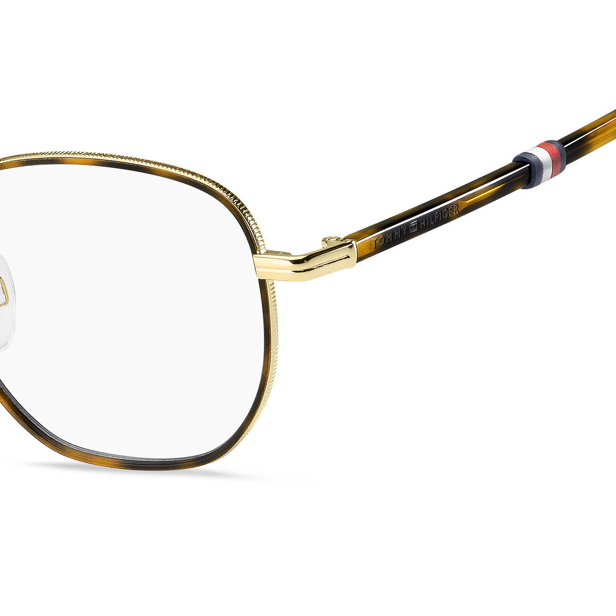 Glasögonbågar Tommy Hilfiger TH-1686-J5G Gyllene Ø 48 mm - 2