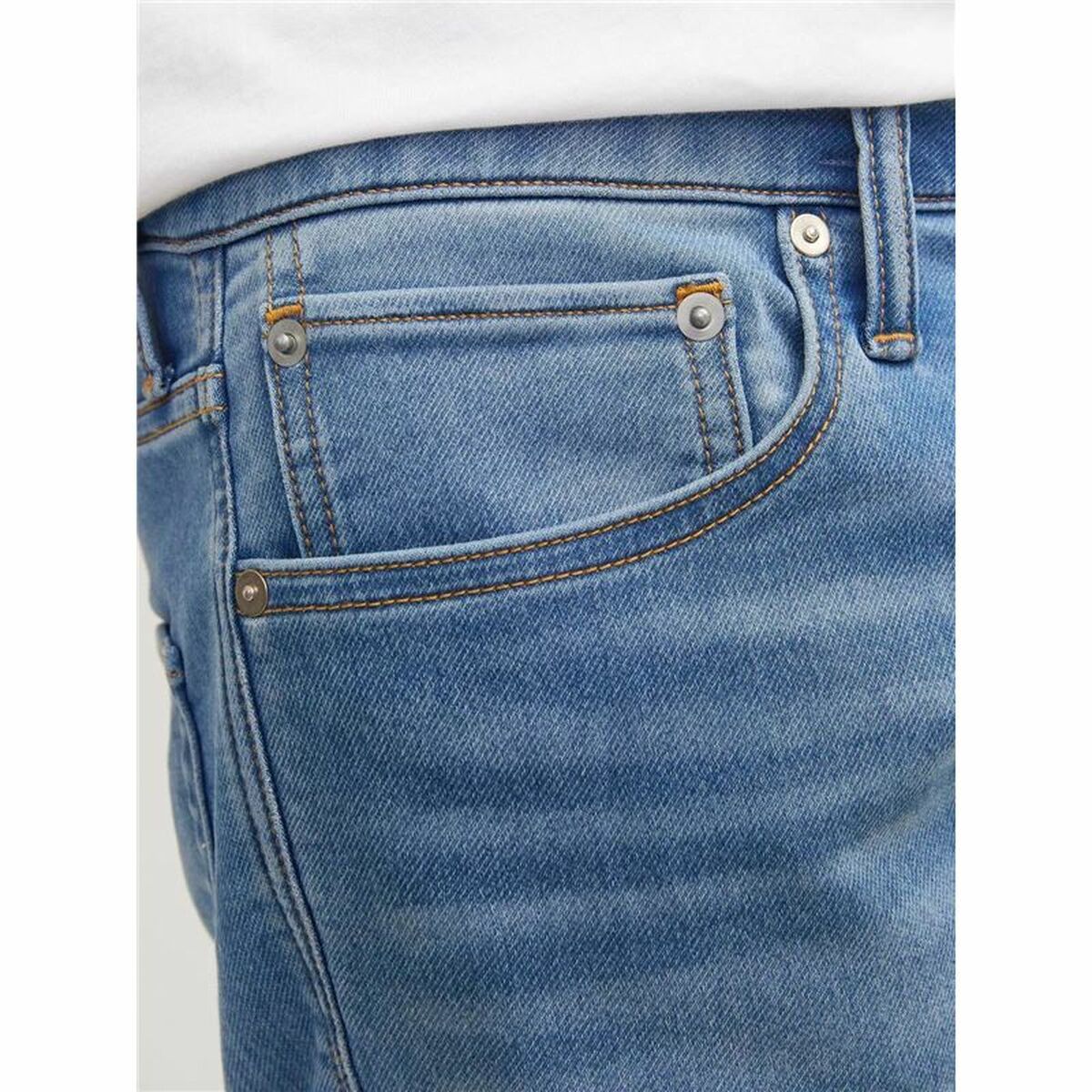 Kort byxa Jack & Jones Rick Con Ge 709 I.k Blå Cowboy - 5