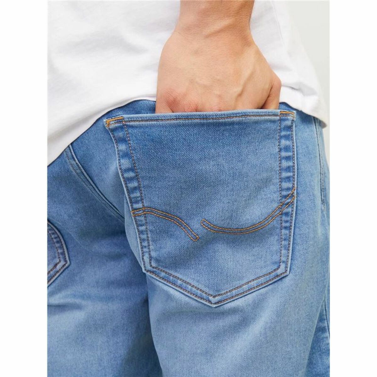 Kort byxa Jack & Jones Rick Con Ge 709 I.k Blå Cowboy - 6