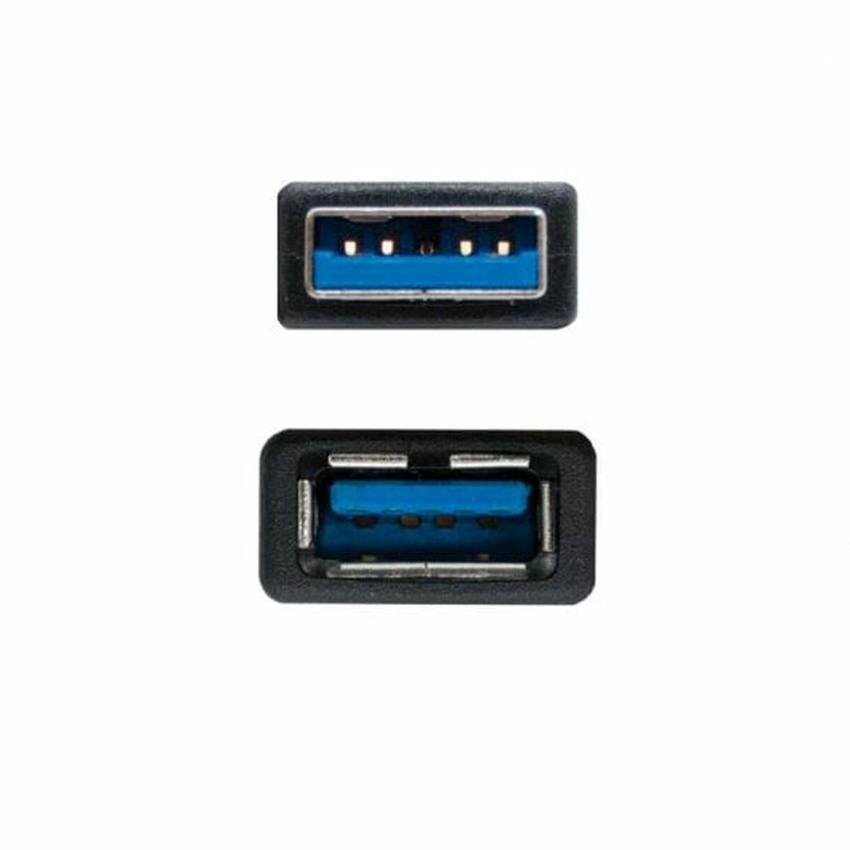 USB-kabel NANOCABLE 10.01.0903-BK Svart 3 m - 3