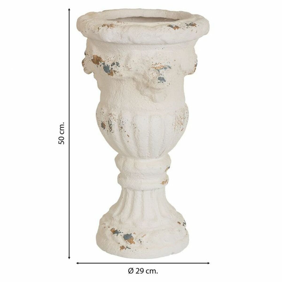 Vas Alexandra House Living Vit Manganoxid 29 x 50 x 29 cm - 3