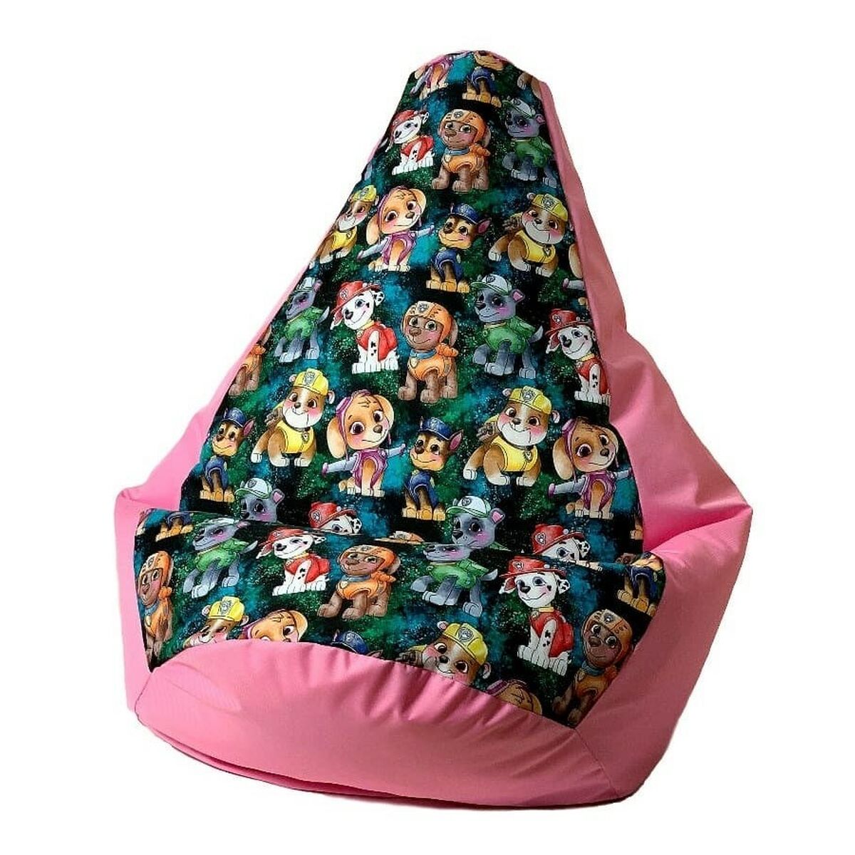 Puff GO GIFT Rosa Oxford tejido antidesgarros Hundpatrullen 130 x 90 cm - 2