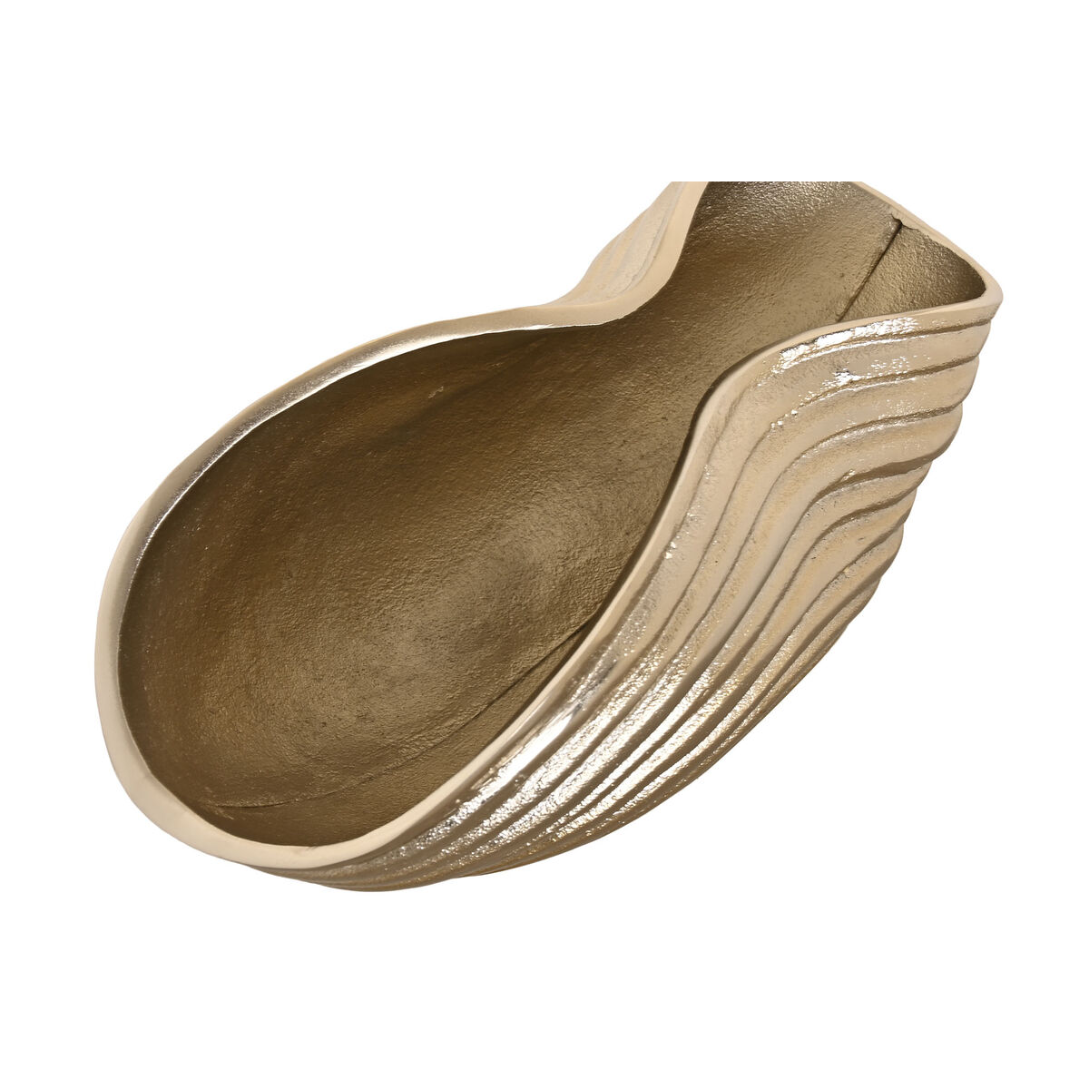 Bordsdekoration Home ESPRIT Gyllene Aluminium 30 x 16 x 14 cm - 2