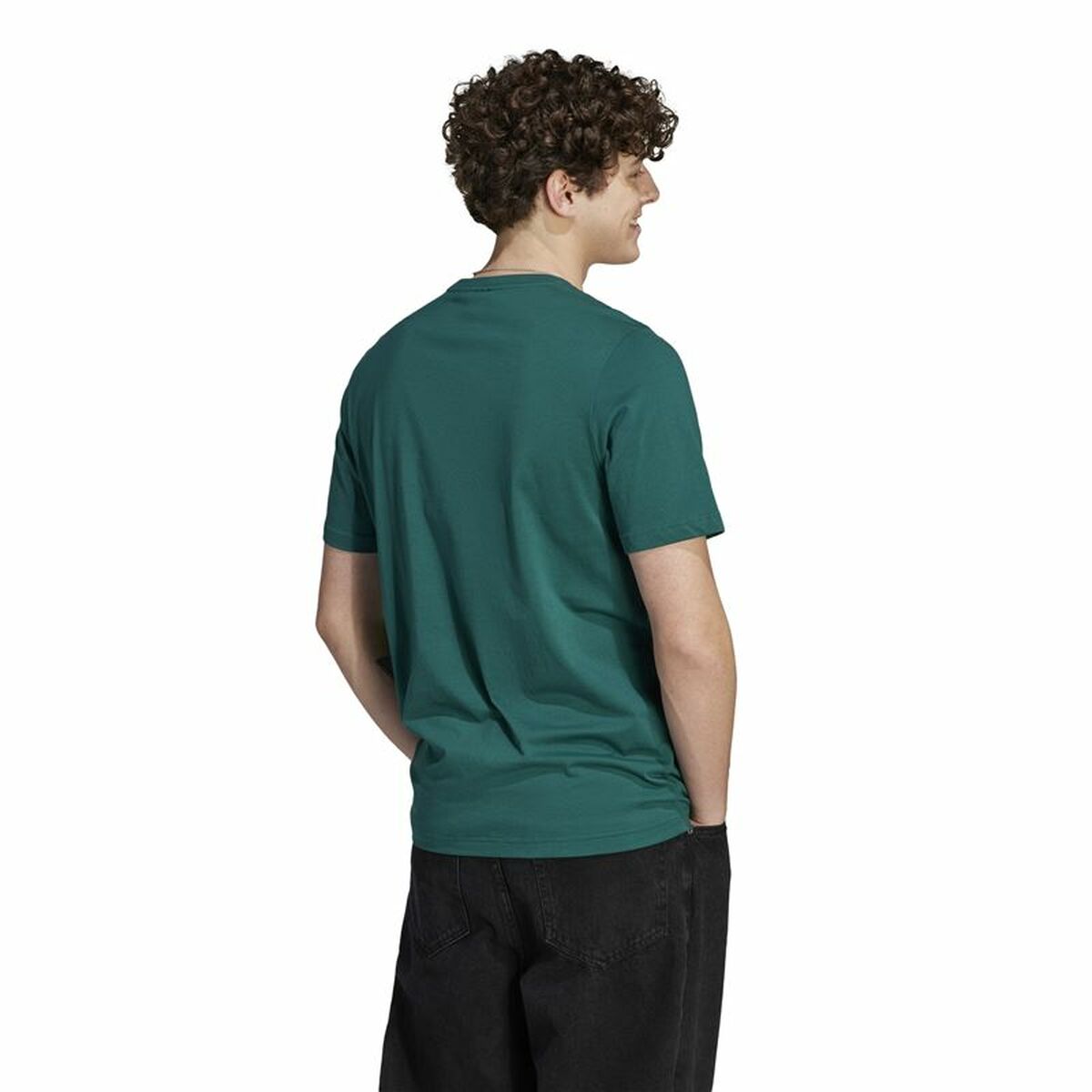 T-shirt med kortärm Herr Adidas Sl Sj Grön - 3