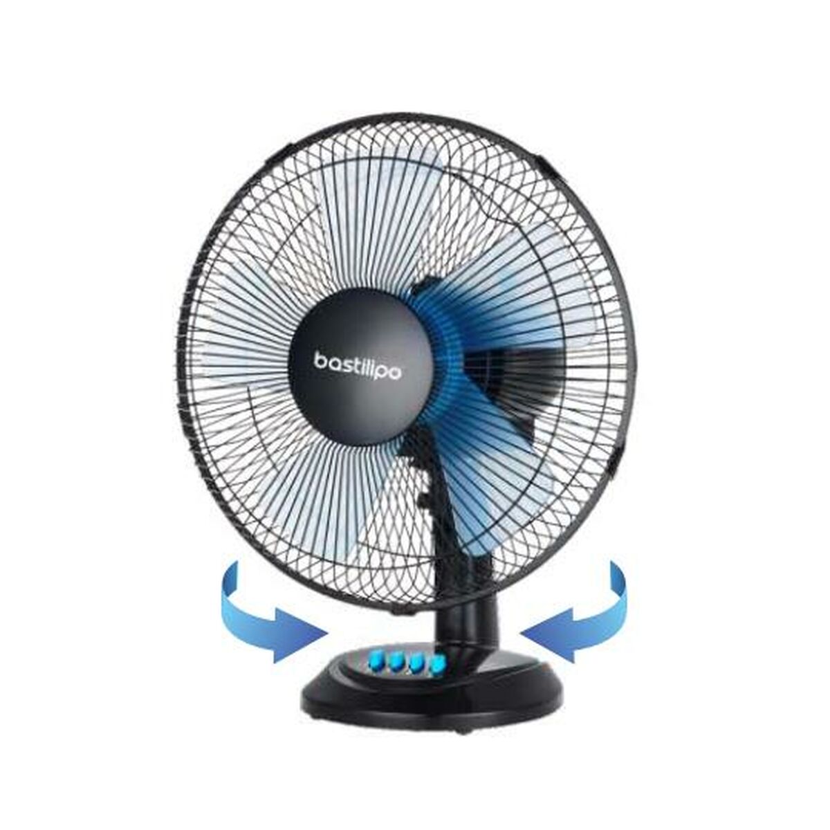 Bordsfläkt Bastilipo BARROSA Svart 50 W