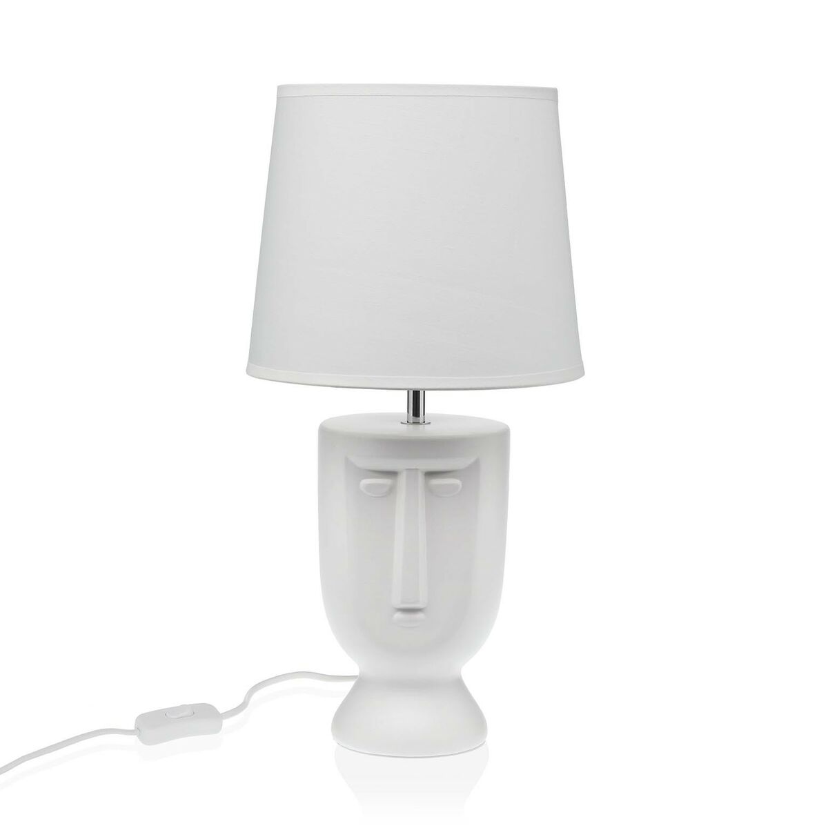 Bordslampa Versa Vit Keramik 60 W 22 x 42,8 cm - 2